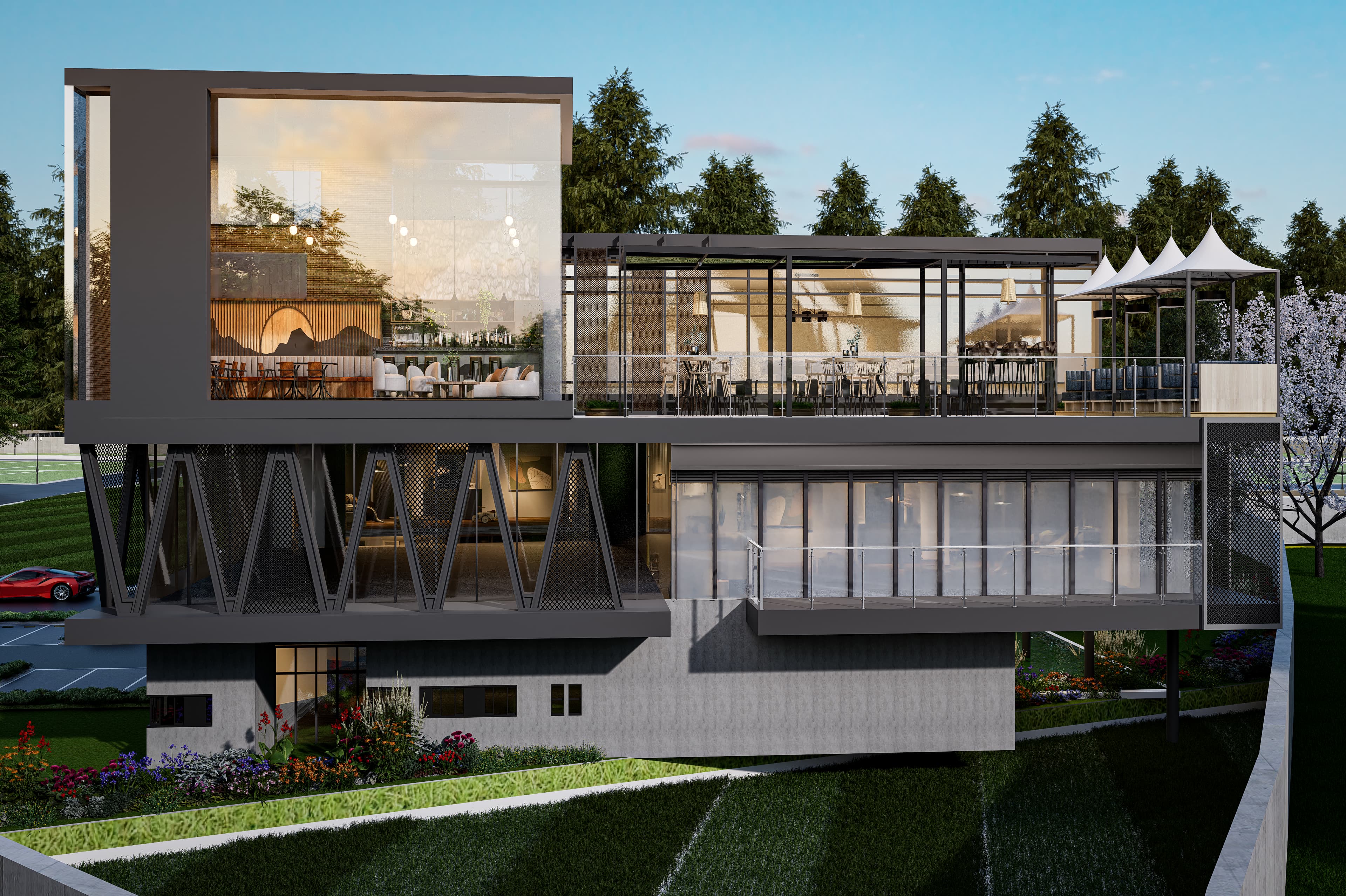 Rooftop & Outdoor Café