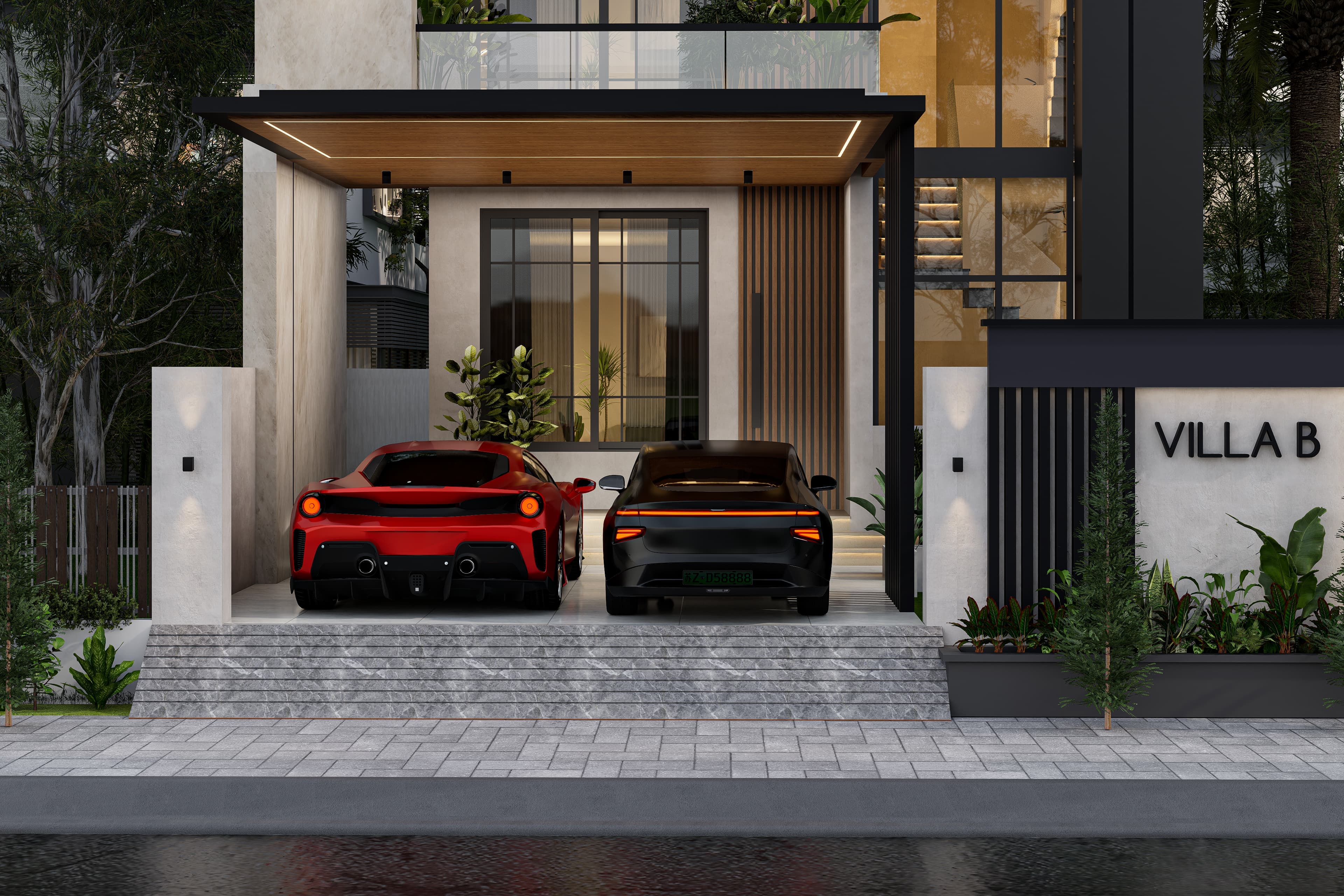 Villa Parking